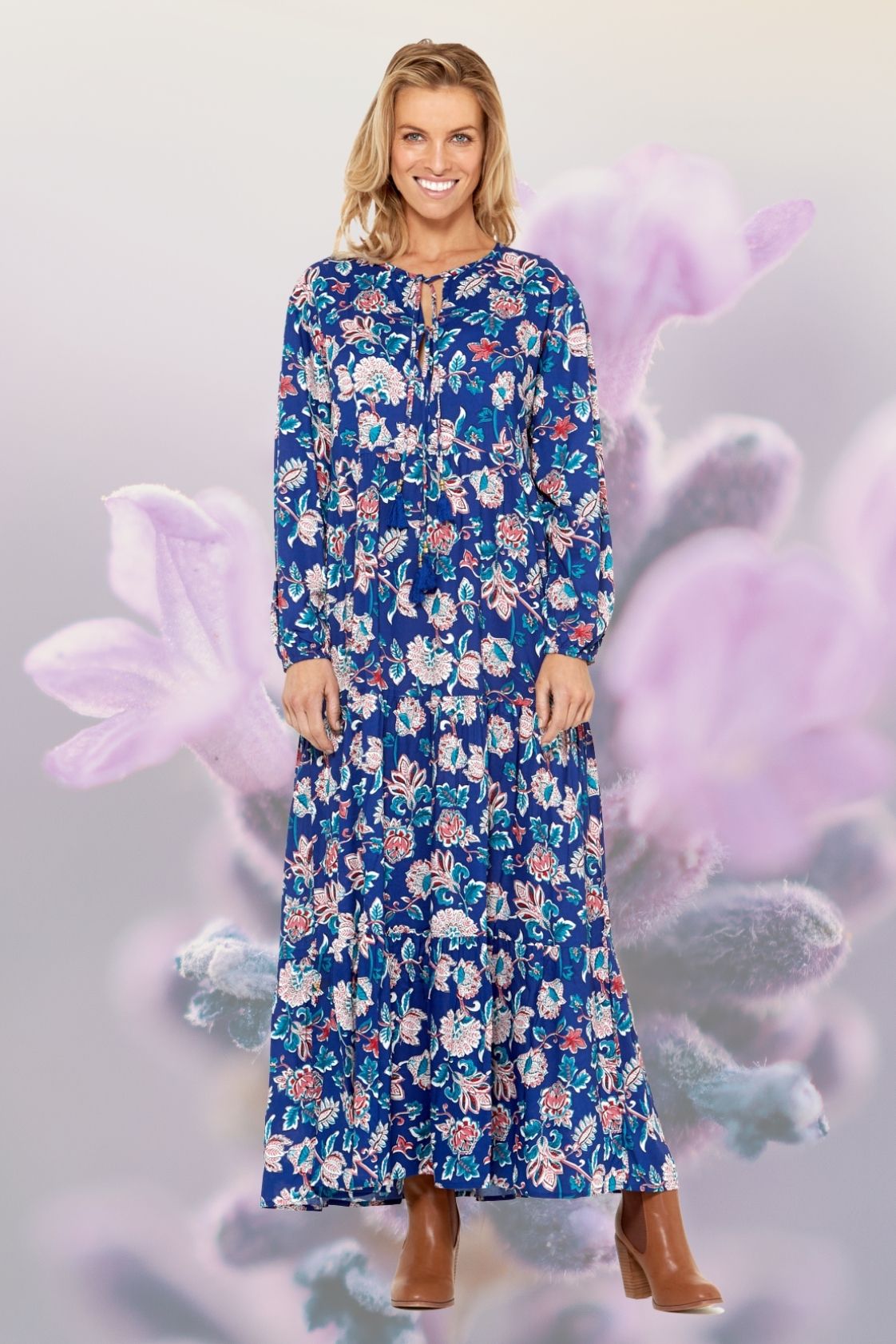 Afghan Dress – Amalfi Print