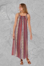 Fifi Strappy Maxi Dress - Angelo Print