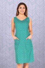 Betty Dress with pockets - Creation Print