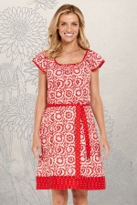 Piper Cotton Tunic Dress - Bloom  & Spot Prints