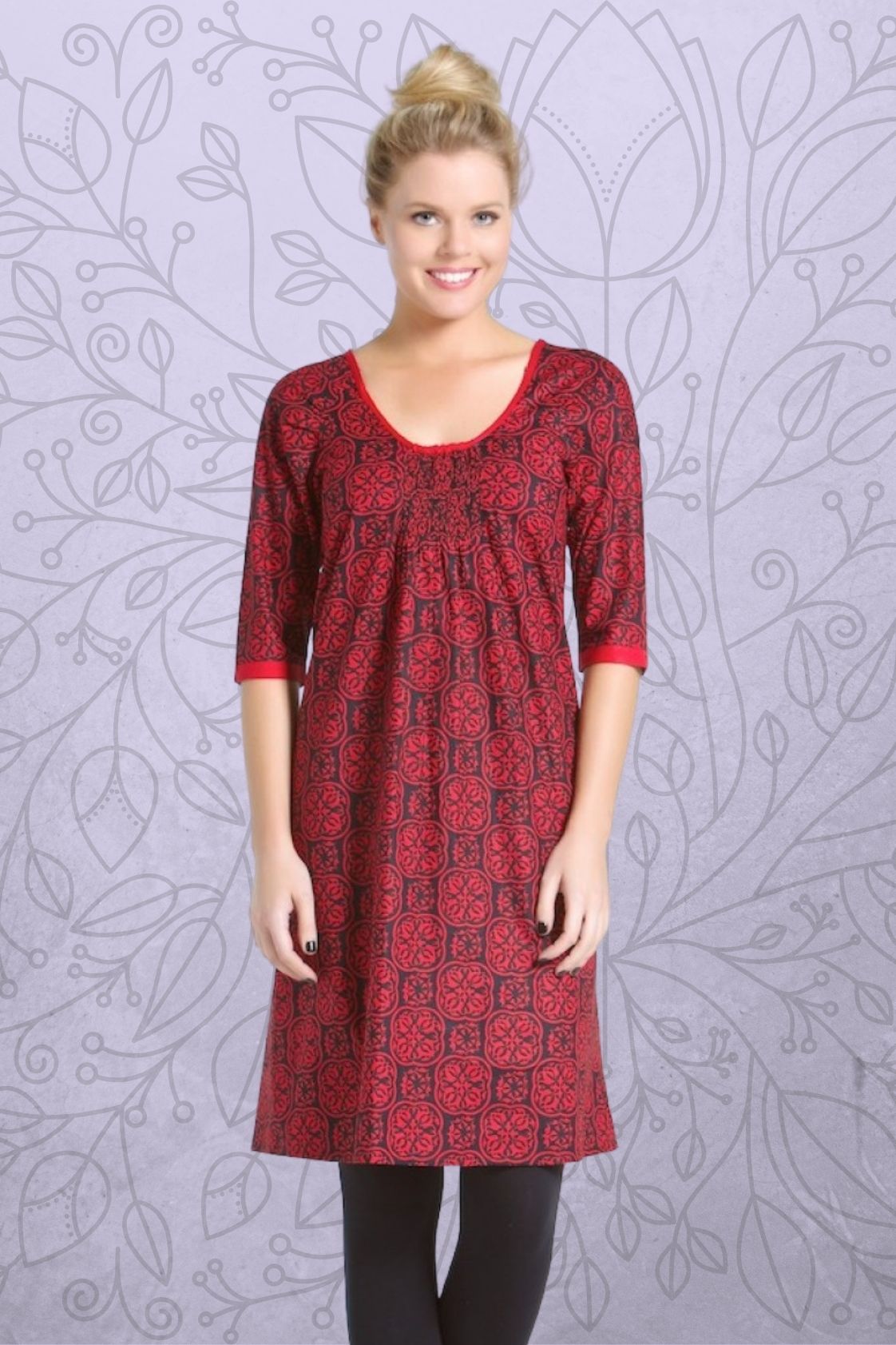 Samira Cotton Dress - Jodphur Print