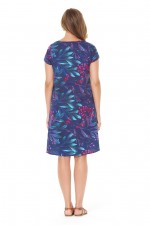 Amber Reversible Cotton Voile Dress - Berry & Sky Prints