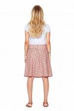 Melissa A-Line Cotton Skirt in  Hermes Print