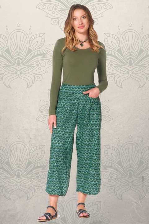 Henley Pant in Forest Print 