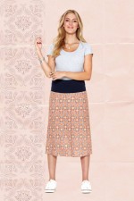New Dita Cotton Reversible Skirt in Hermes & Faro Prints