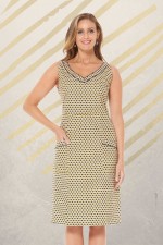 Betty Dress with pockets in Faro Print