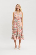 Polly Dress in Oxford Print