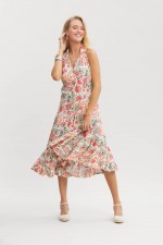 Polly Dress in Oxford Print