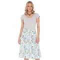 Beth Cotton Wrap Skirt in Palma Print