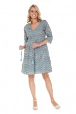 Jocy Cotton Voile L/S Tunic in Owl  Print