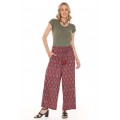Nat Rayon Trouser with pockets in Cuba Print