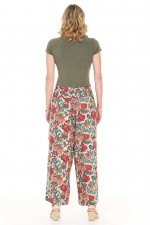 Nat Rayon Trouser with pockets in Remy Print