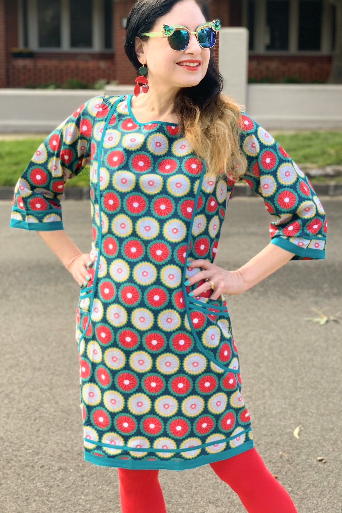 New Connie L/S Dress - Biba Print