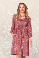 New Petra L/S  Dress in Sherbet Print