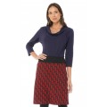 Maggie Stretch Cotton Skirt in Surry Print