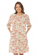 Marsha Cotton  Dress in Floral Print
